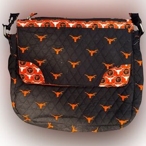 Texas Longhorn Quilted Shoulder Bag